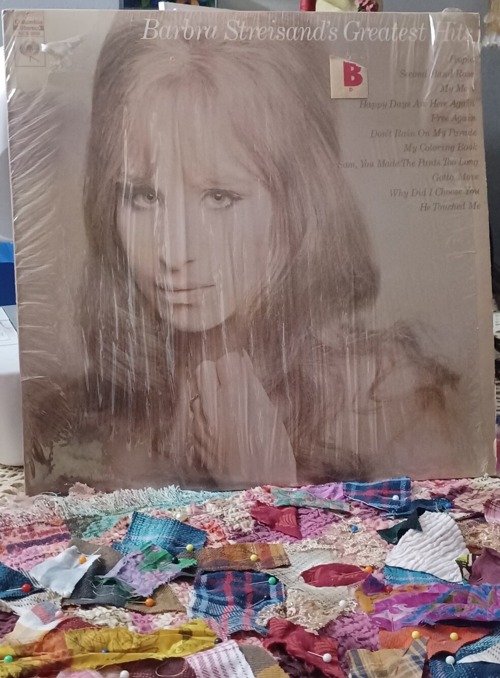 Barbara Streisand Greatest Hits Vintage Vinyl Album - Beige Cover